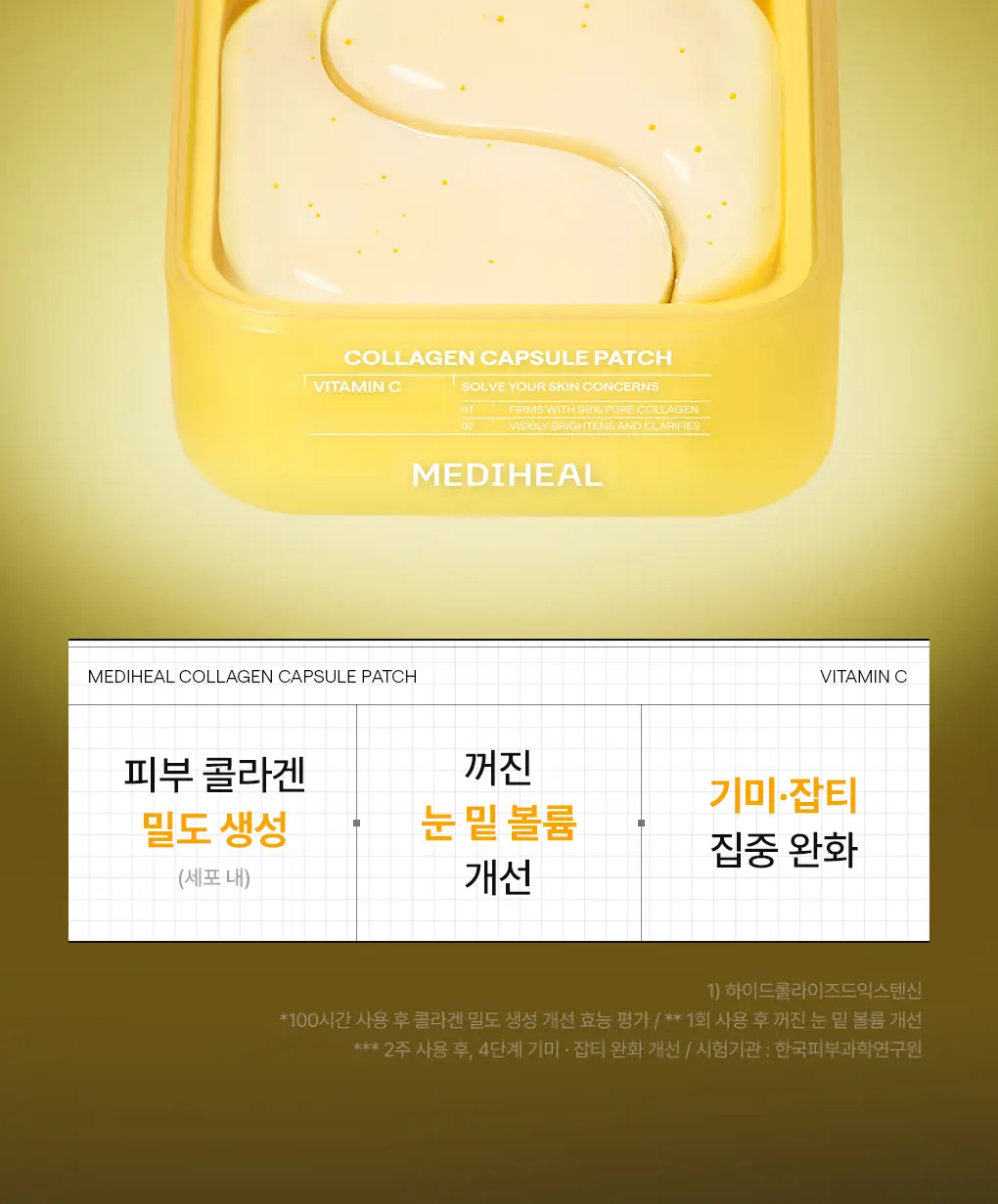 [단독기획] 메디힐 콜라겐 캡슐 패치 60+60매 더블 기획 2종 (레티놀, 비타민C) 상세페이지 22